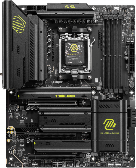 MSI Alaplap AM5 MAG X870 TOMAHAWK WIFI AMD X870, ATX PC