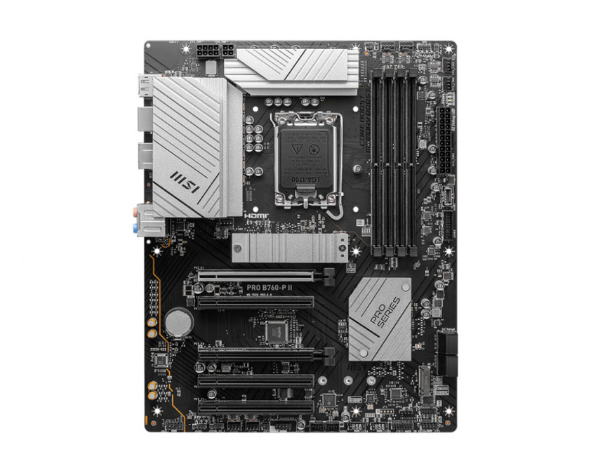 MSI Alaplap S1700 PRO B760-P II Intel B760, ATX PC