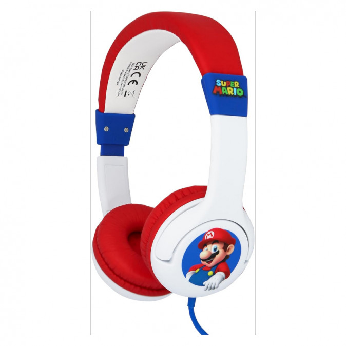 OTL Super Mario Junior fejhallgató - Fehér Mobil