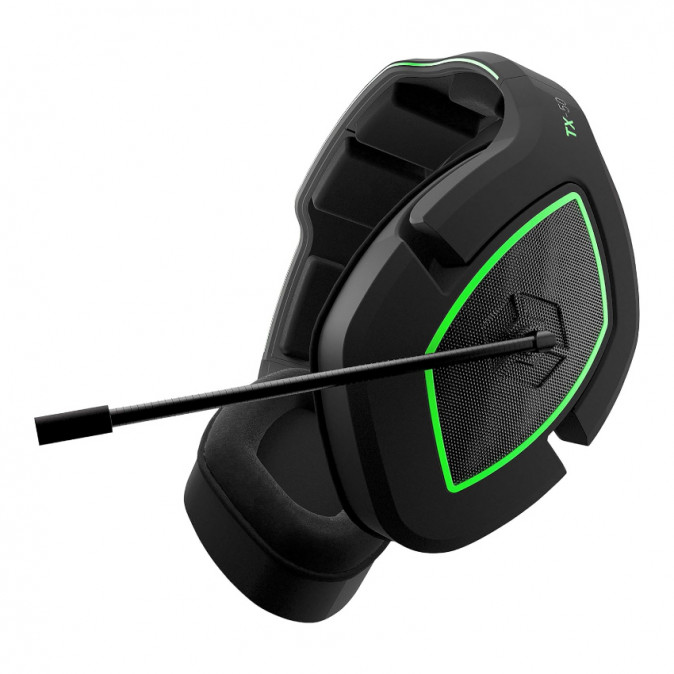 Gioteck TX-50 RF Stereo Gaming Fejhallgató - Fekete / Zöld Mobil