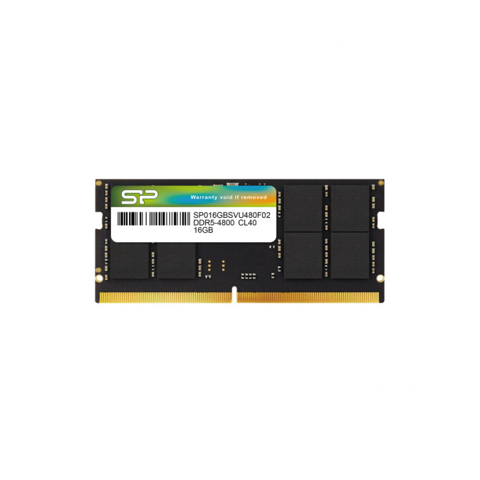 Silicon Power 16GB 4800MT/s DDR5 - SODIMM memória CL40 zöld PC