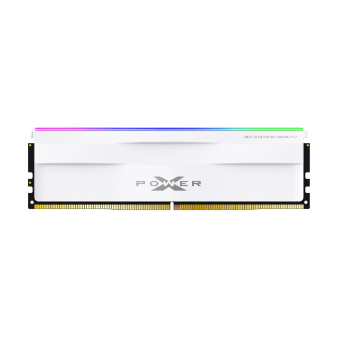 Silicon Power XPOWER Zenith RGB 32GB 6000MT/s DDR5 memória CL30 Kit of 2 fehér RGB PC