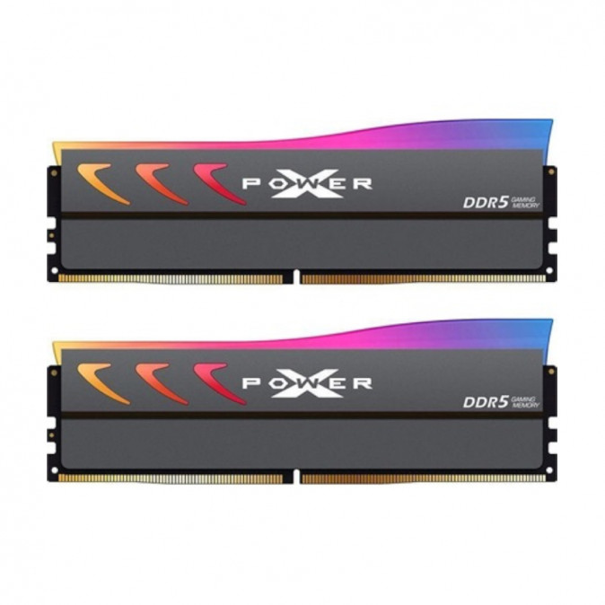 Silicon Power XPOWER Storm 32GB 6000MT/s DDR5 memória CL36 Kit of 2 szürke RGB PC