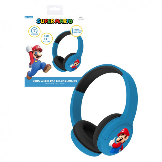 OTL Super Mario Core Kids vezeték nélküli fejhallgató Mobil