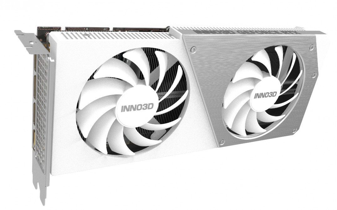 Inno3D GeForce RTX 4060 Ti Twin X2 White OC 8GB GDDR6 128-bit grafikus kártya PC