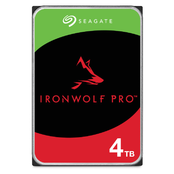 Seagate IronWolf Pro 4TB 7200rpm 256MB SATA3 3,5" HDD fekete PC