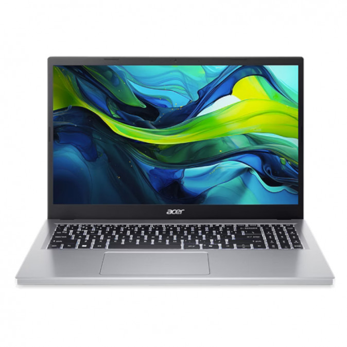ACER Aspire AG15-32P-37CK, 15.6" FHD, Intel Core 3 N355, 8GB, 512GB SSD, UMA, Win11 Home, ezüst PC