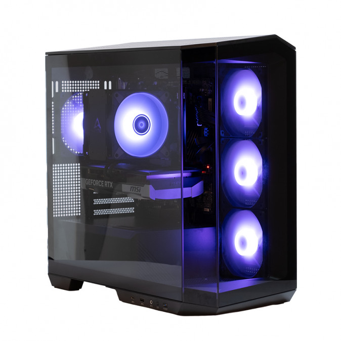 KV PRO Gamer PC, Ryzen 5 9600X 3.9GHz, 32GB, 2TB SSD, RX 9070 16GB PC