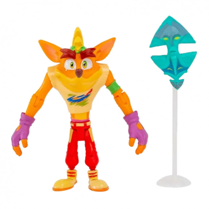 Crash Bandicoot akciófigura: Retro Crash maszkkal Ajándéktárgyak