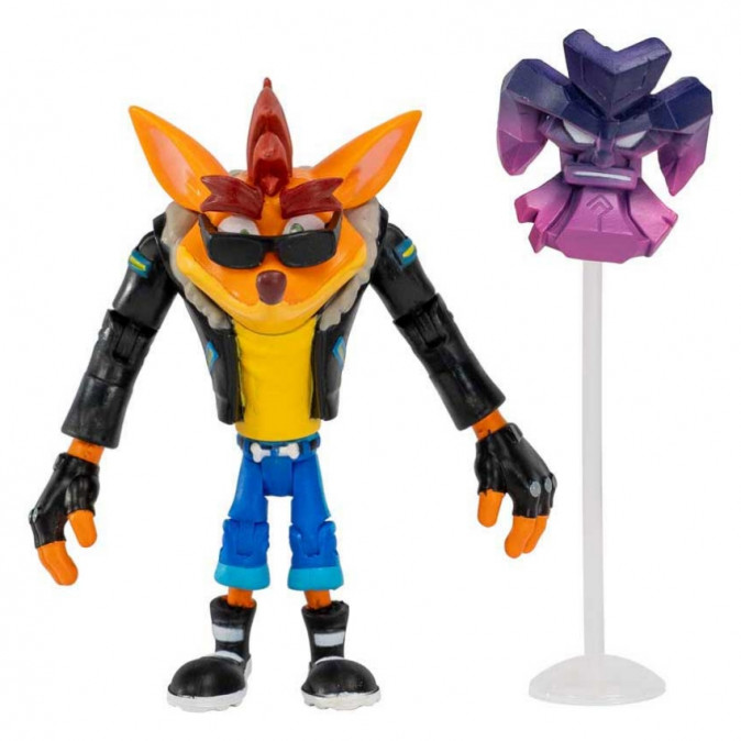 Crash Bandicoot akciófigura: Biker Crash maszkkal Ajándéktárgyak