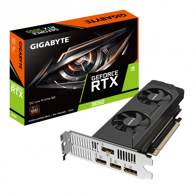 GIGABYTE Videokártya PCI-Ex16x nVIDIA RTX 3050 6GB DDR6 OC (GV-N3050OC-6GL) PC