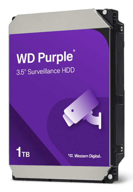 WESTERN DIGITAL 3.5" HDD SATA-III 1TB 5400rpm 64MB Cache, CAVIAR Purple PC