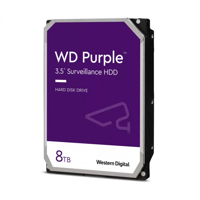 WESTERN DIGITAL 3.5" HDD SATA-III 8TB 5640rpm 256MB Cache, CAVIAR Purple PC