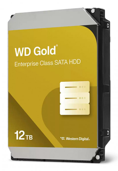 WESTERN DIGITAL 3.5" HDD SATA-III 12TB 7200rpm 512MB Cache, CAVIAR Gold PC