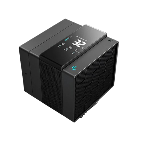 DeepCool CPU Cooler - ASSASSIN IV VC VISION (max. 20,5dB; 134,39 m3/h; 4pin, 7 db heatpipe, 1x12cm, 1x14cm, PWM, LED) PC