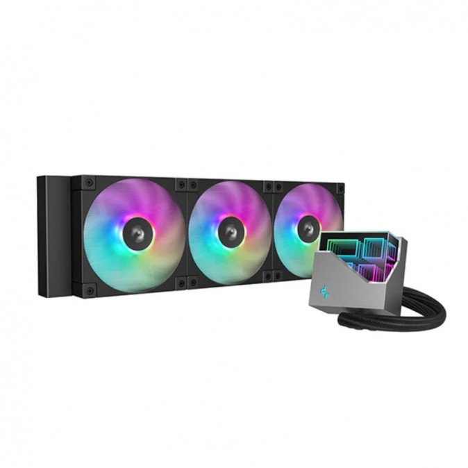 DeepCool CPU Water Cooler - LT360 ARGB (max 19dB; max. 145,86 m3/h; 3x12cm) PC