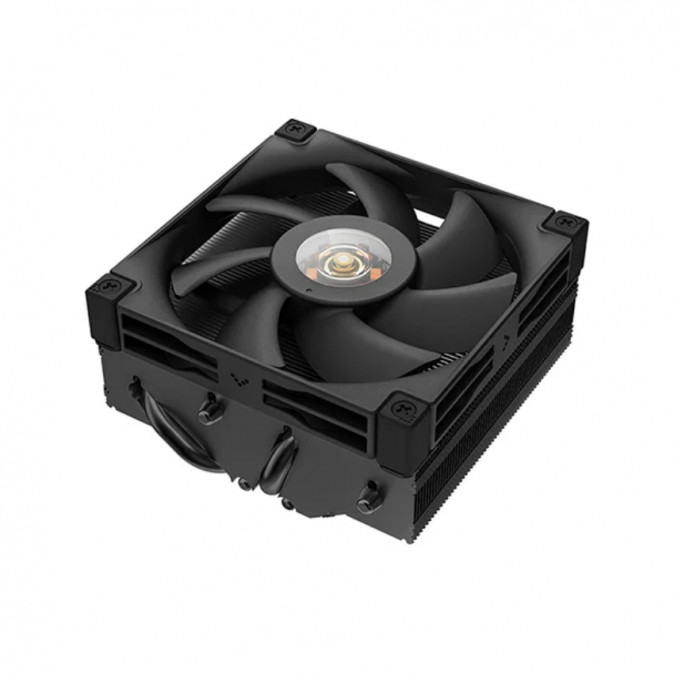 DeepCool CPU Cooler - AN400 BK (Low profile, 31,18 dB; max, 52,97 m3/h; 4pin csatlakozó, 4 db heatpipe, 9cm, PWM) PC