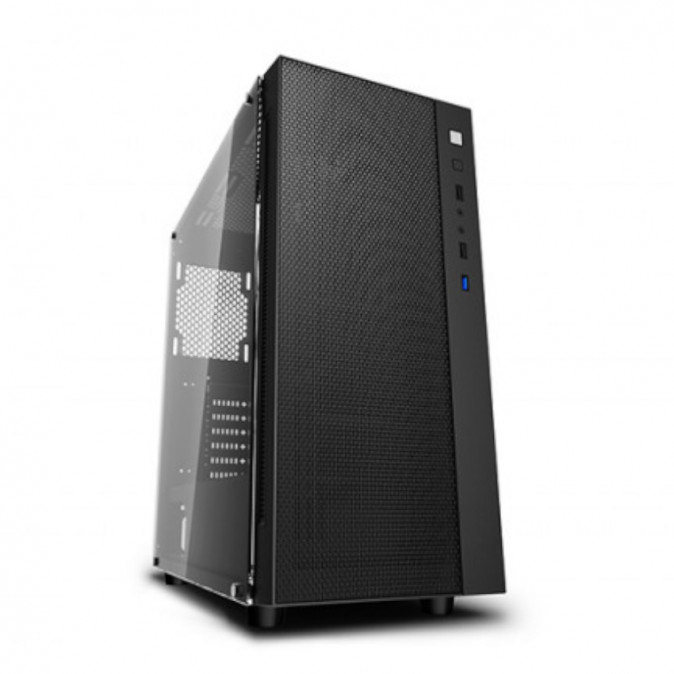 DeepCool Számítógépház - MATREXX 55 MESH (fekete,ablakos, Mini-ITX/Micro-ATX/ATX, 1xUSB3.0, 2xUSB2.0) PC