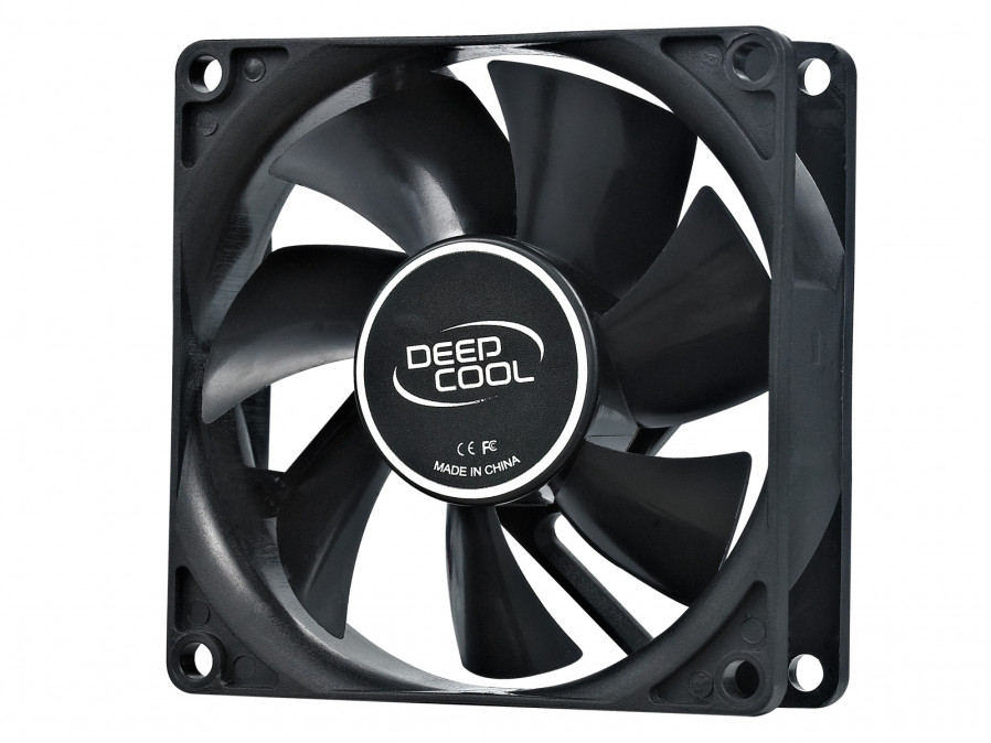 DeepCool Cooler 8cm - XFAN 80 (20.3dB; max. 37,03 m3/h; 2pin molex csati; 8cm, ház hűtésre) PC