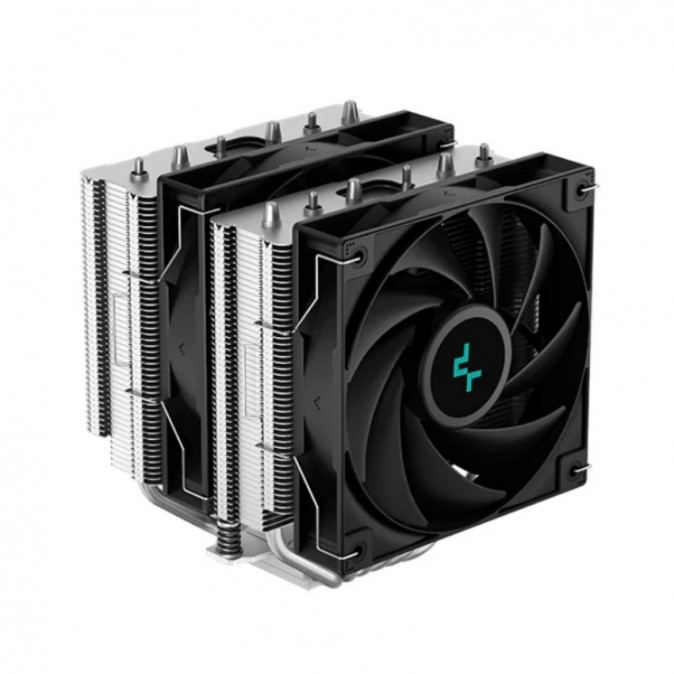 DeepCool CPU Cooler - AG620 (29,4 dB; max, 115,32 m3/h; 4pin csatlakozó, 6 db heatpipe, 12cm, PWM) PC