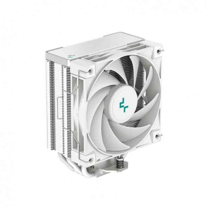 DeepCool CPU Cooler - AK400 WH (29 dB; max, 112,93 m3/h; 4pin csatlakozó, 4 db heatpipe, 12cm, PWM, fehér) PC