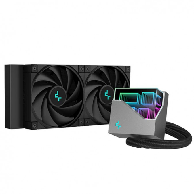 DeepCool CPU Water Cooler - LT520 (max 19dB; max. 145,86 m3/h; 2x12cm) PC
