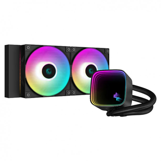 DeepCool CPU Water Cooler - LS520 SE (max 19dB; max. 103,38 m3/h; 2x12cm, A-RGB LED) PC