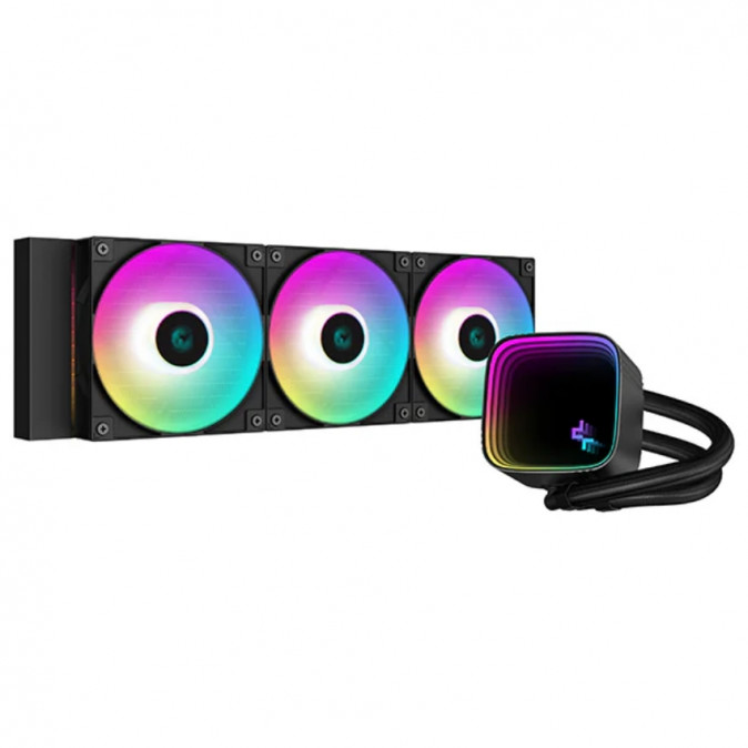 DeepCool CPU Water Cooler - LS720 SE (max 19dB; max. 103,38 m3/h; 3x12cm, A-RGB LED) PC