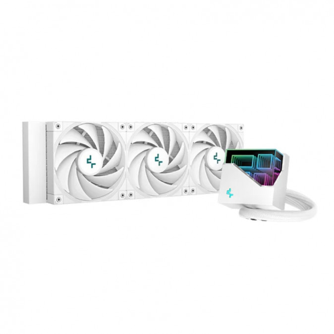 DeepCool CPU Water Cooler - LT720 WH (max 19dB; max. 145,86 m3/h; 3x12cm) PC