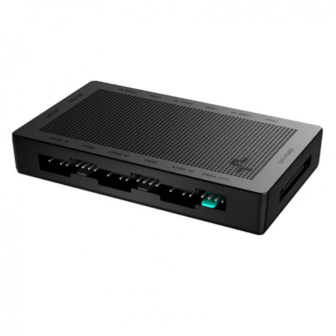 DeepCool Ventilátor tápkábel elosztó - SC790 (6 db 4pin, PWM, A-RGB ) PC