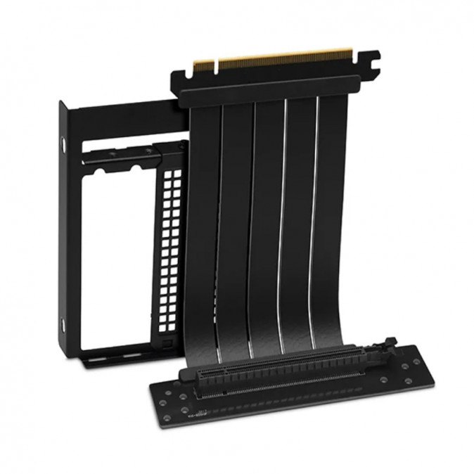 DeepCool PCI-E Riser kábel - VERTICAL GPU BRACKET (PCIe 4.0, 90 fokos konzol) PC