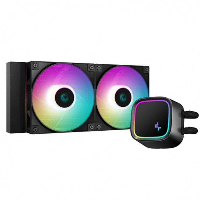 DeepCool CPU Water Cooler - LE520 (max 17,8dB; max. 145,86 m3/h; 2x12cm, A-RGB LED) PC