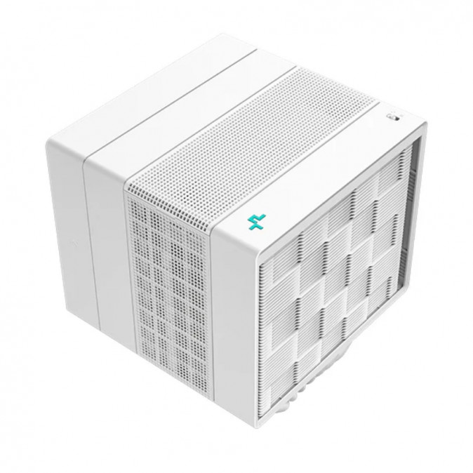 DeepCool CPU Cooler - ASSASSIN IV WH (max. 20,5dB; max. 134,39 m3/h; 4pin PWM; 7 db heatpipe, 1x12cm, 1x14cm, fehér) PC