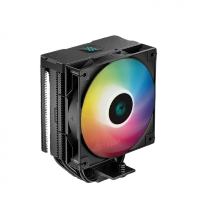 DeepCool CPU Cooler - AG400 DIGITAL ARGB (31,6 dB; max, 128,93 m3/h; 4pin csatlakozó, 4 db heatpipe, 12cm, PWM, A-RGB) PC