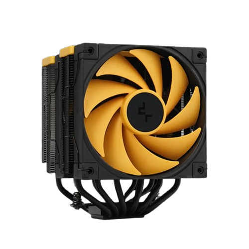DeepCool CPU Cooler - AK620 Zero Dark Zoria (28 dB; max, 117,21 m3/h; 4pin csatlakozó, 6 db heatpipe, 2x12cm, PWM) PC