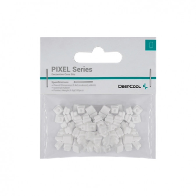 DeepCool Számítógépház Kiegészítő - PIXEL WH (100db, fehér, szilikon) PC