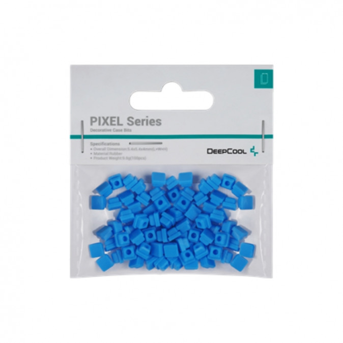 DeepCool Számítógépház Kiegészítő - PIXEL BU (100db, kék, szilikon) PC