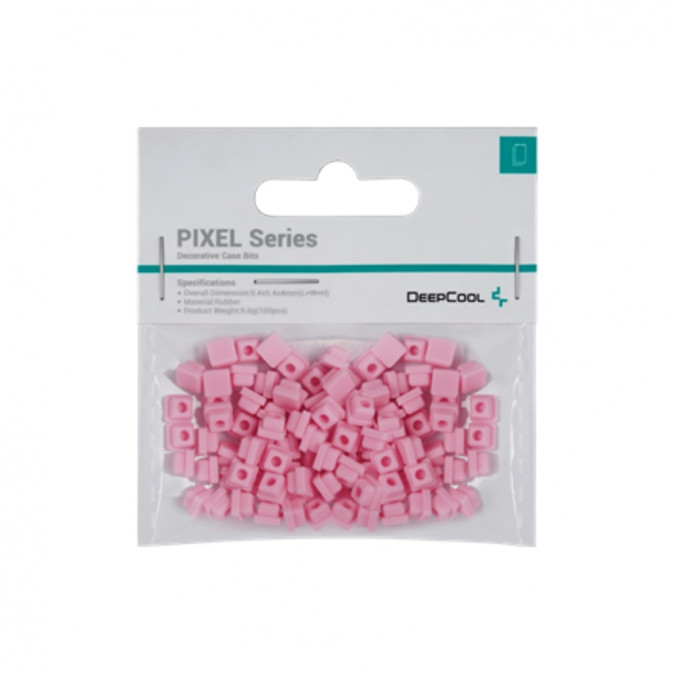 DeepCool Számítógépház Kiegészítő - PIXEL PK (100db, pink, szilikon) PC