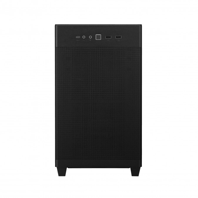 Asus Prime AP201 Tempered Glass táp nélküli ablakos MT Mini Tower számítógépház fekete PC