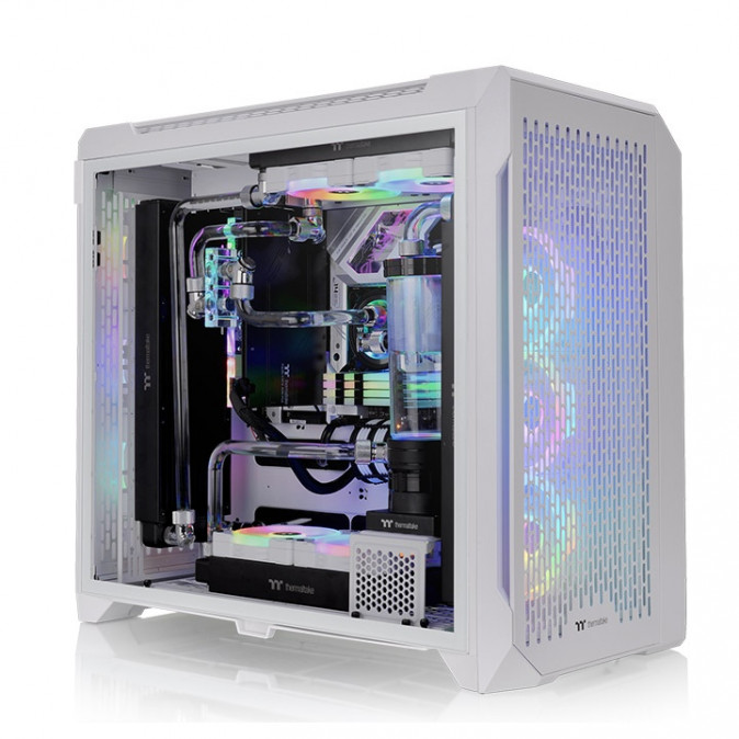 Thermaltake CTE C750 Air Snow táp nélküli ablakos Full Tower számítógépház fehér PC