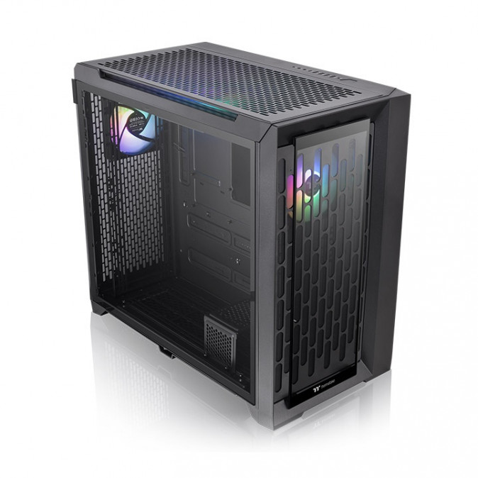 Thermaltake CTE C750 TG ARGB táp nélküli ablakos Full Tower számítógépház fekete PC