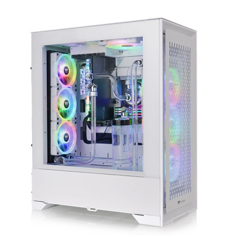 Thermaltake CTE T500 Air Snow táp nélküli ablakos Full Tower számítógépház fehér PC