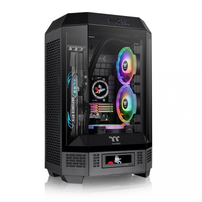 Thermaltake The Tower 300 táp nélküli MT Mini Tower számítógépház fekete PC