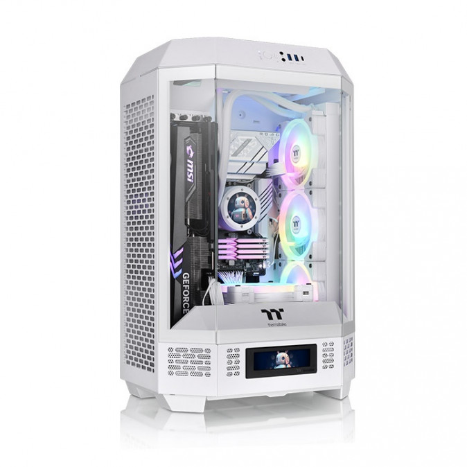 Thermaltake The Tower 300 Snow táp nélküli MT Mini Tower számítógépház fehér PC