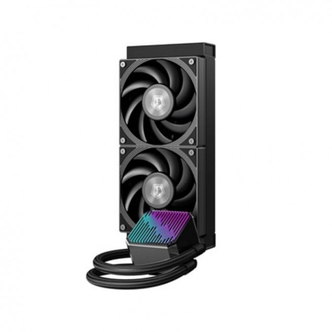 ID-Cooling CPU Water Cooler - DX240 MAX (35.2dB; max. 144,41 m3/h; 2x12cm, fekete) PC