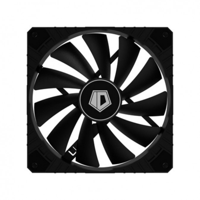 ID-Cooling Cooler 14cm - WF-14025-XT BLACK (32,6dB, max. 130,48 m3/h, 4pin PWM, fekete) PC