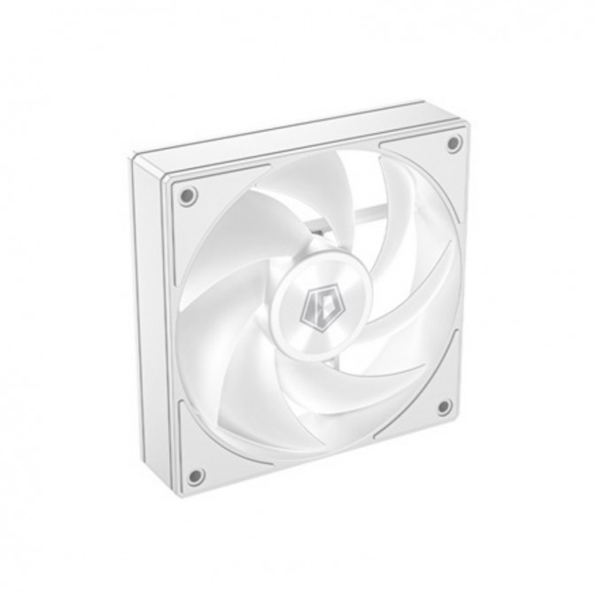 ID-Cooling Cooler 12cm - AF-1230-W (31,1dB, max. 143,90 m3/h, 4pin, PWM, Hydro bear, Daisy chain, 12cm, fehér) PC