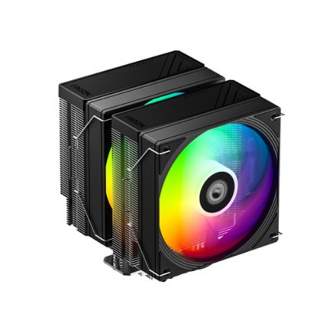 ID-Cooling CPU Cooler - FROZN A620 PRO SE ARGB (27,2dB; max 98,54 m3/h; 4Pin csatlakozó, 6 db heatpipe, 2x12cm, PWM) PC