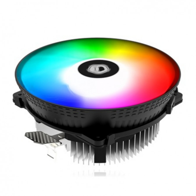 ID-Cooling CPU Cooler - DK-03 Rainbow (14.2-25.6dB; max. 104,48 m3/h; 4pin csatlakozó, PWM, 12cm, LED) PC