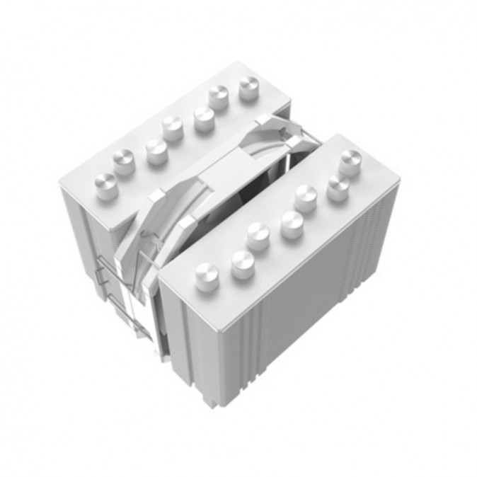 ID-Cooling CPU Cooler - SE-207-XT SLIM SNOW (15.2-35.2 dB; max 129,39 m3/h; 4Pin csatlakozó, 7 db heatpipe, 2x12cm, PWM) PC
